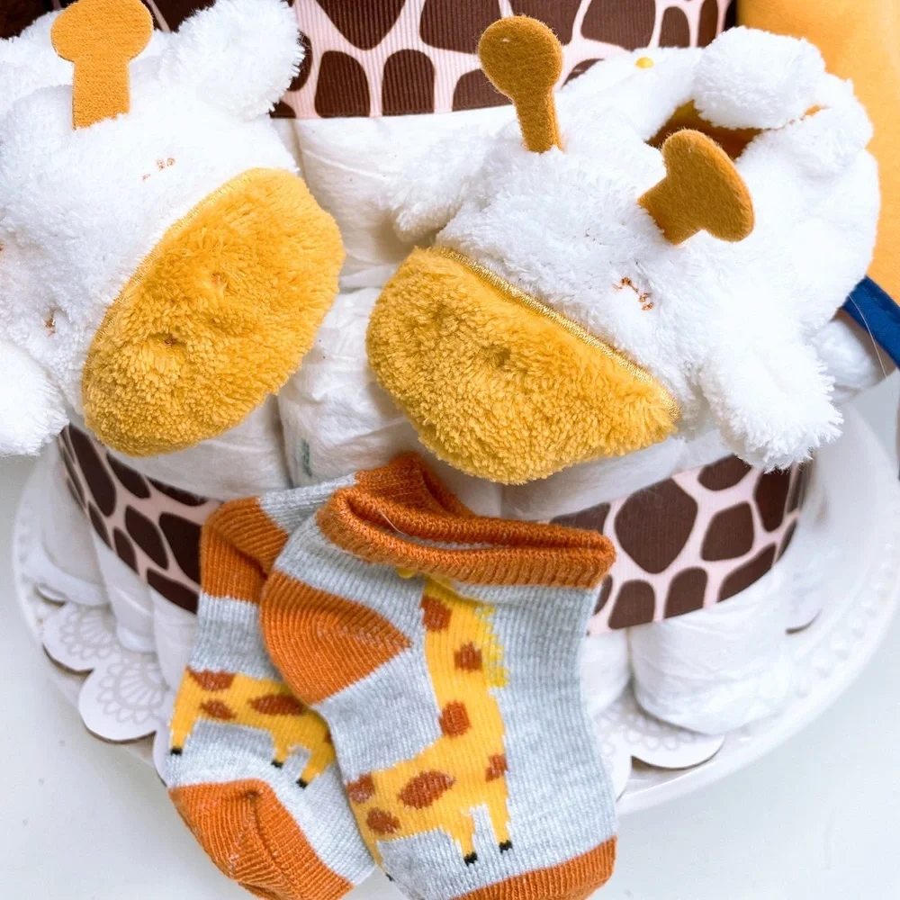 Giraffe Diaper Cake
